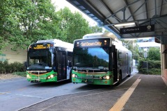 Bus 587 and 376 - Tuggeranong Interchange