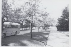 Bus stop at West Block in 1963 - Barry Snelson Collection